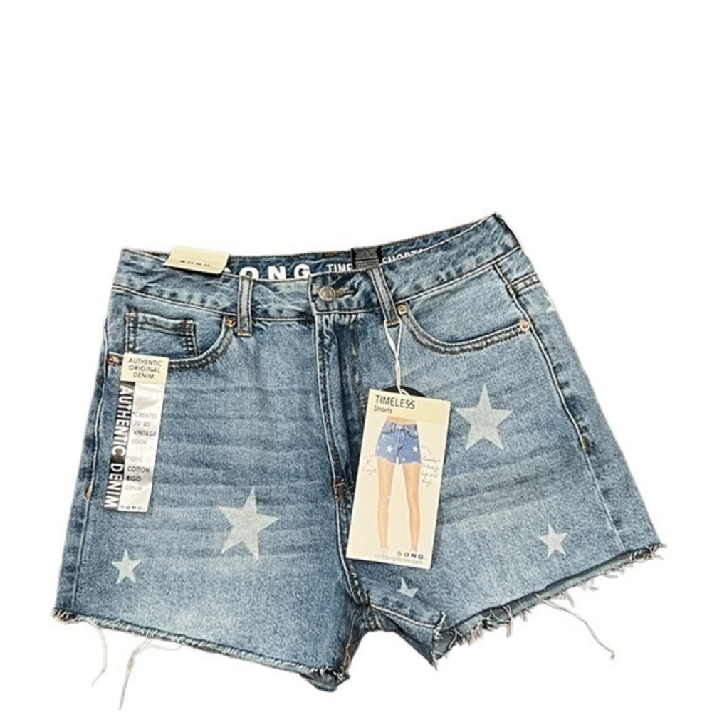 NWT S.O.N.G. Authentic Original Denim Shorts Size 5/27